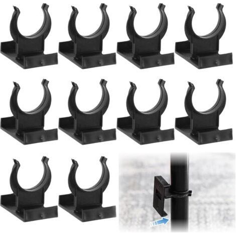 10 Pieces Kitchen Skirting Clips Kitchen Skirting Fixing Clips Bath Panel Clip Kitchen Skirting Board Clip with Clip Bracket for Kitchen Cabinets Bed Legs (1/5)