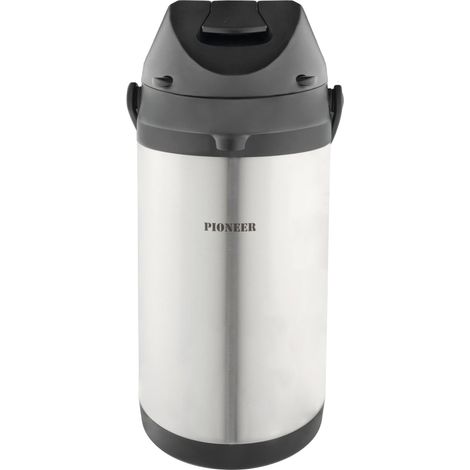 Pioneer Thermos 4,0 L in acciaio inossidabile con leva, thermos a tenuta stagna per bevande calde e fredde, distributore di bevande con pompa facile da usare per eventi (1/4)