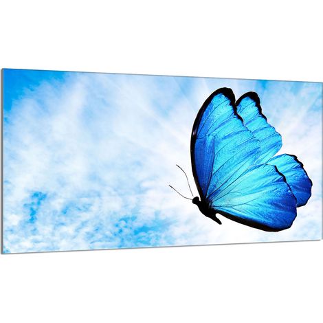 Glasschutzplatte für den Herd 90x52 Butterfly (1/5)
