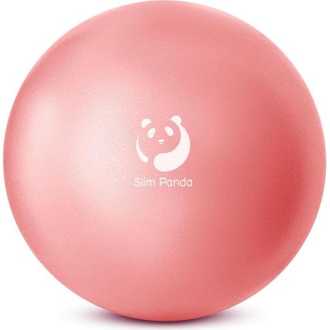 Gymnastikball Pilatesball klein 23cm Strohhalm Balance Rosa (1/5)