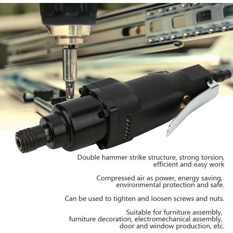 Tournevis pneumatique droit YC-3008 8H à raccord rapide japonais pour assemblage industriel (1/5)