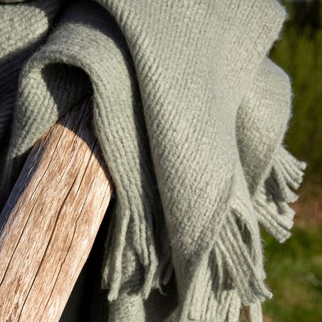 Plaid polaire chaud Pulli vert (1/2)