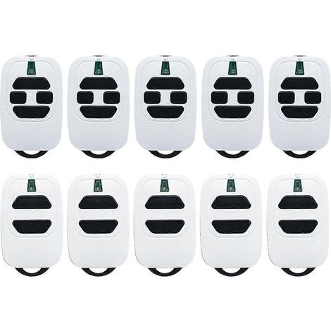 Packung mit 10 Garagentor-Fernbedienungen mit 433,92 MHz Rolling-Code (siehe Abbildung) (1/5)
