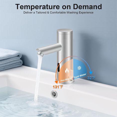 Sensor Wasserhahn, automatische Armaturen, berührungslose Armaturen, Sensor-Badarmaturen, Badezimmer-Einhebelarmaturen, Batteriebetrieb