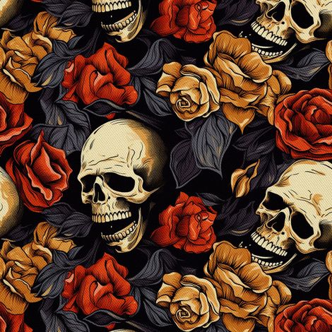 Tela Oxford decorativa para exteriores - Motivo de calavera I DX4068 (1/5)