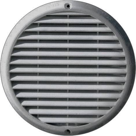 Grille ventilation aluminium anti-choc - Ronde - Ø180mm (1/3)