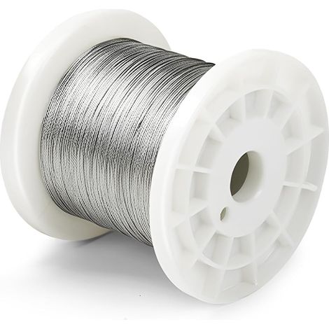 120 m Stainless Steel Wire Rope 304 0.5 mm Break Strength for Picture Frames Mirrors Lights Hanging (1/5)