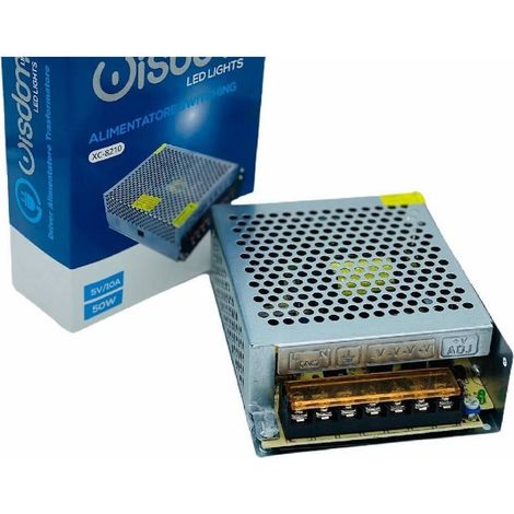 Trade Shop - STABILISIERTES NETZTEIL SCHALTTRANSFORMATOR 10A 5V 50W 100-220V - (1/2)