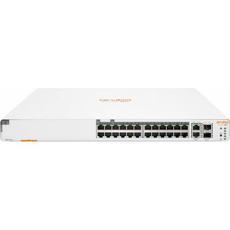 Aruba Instant On 1960 24G 20p Class4 4p Class6 PoE 2XGT 2SFP+ 370W Gestionado L2+ Gigabit Ethernet (10/100/1000) Energía sobre Ethernet (PoE) 1U Blanco (1/2)