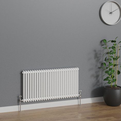 WarmeHaus Traditional White Double Column Radiators 600x1190mm (1/5)