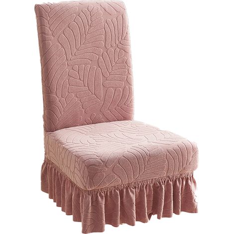 Housse De Chaise - Élastique Et Réglable - Lavable En Machine - Imperméable Aux Taches - Pour Salle À Manger - 1 Pièce (1/5)