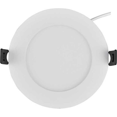 Lampesecoenergie – Spot encastrable LED extra-plat 7W – Blanc neutre 4200K – Diamètre 120mm – Angle de diffusion 100° – Transformateur intégré