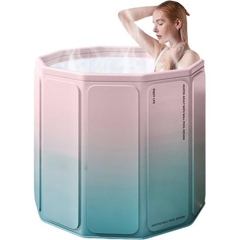 1 Baignoire Pliable, Ouverture Rapide, Isolation Thermique, Pour Récupération Sportive Et Spa Domicile