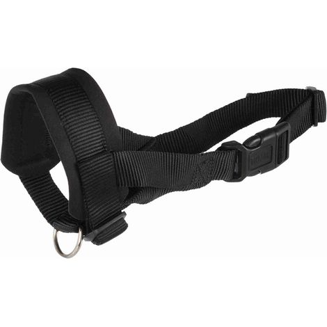 Bozal Trixie Loop XL negro para perro seguridad confort (1/2)