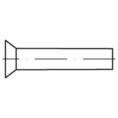 DIN 661 Senkniete Aluminium 99.5 4 x 16 Al S 1000 Stk
