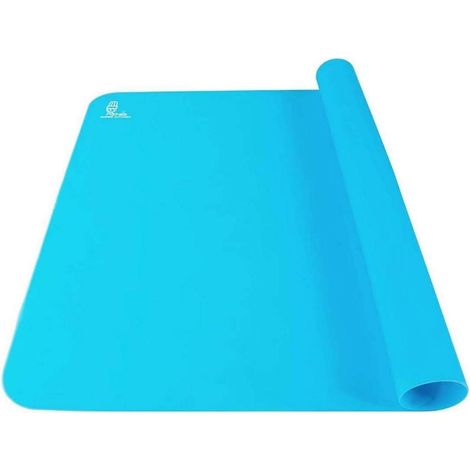 Backmatte Silikon 60x40cm Ausrollmatte Teigmatte Fondant Blau 60x40cm (1/5)