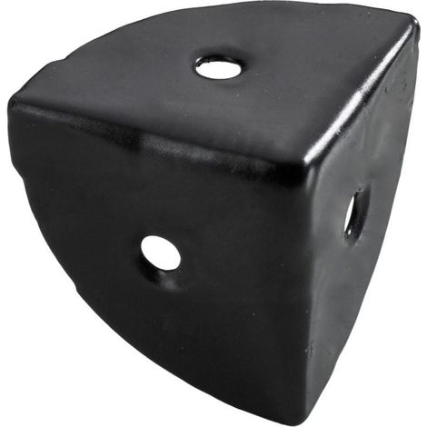 Hettich Kistenecke 28 x 28 x 28 mm schwarz - 1 Stück Filzgleiter & Möbelgriffe