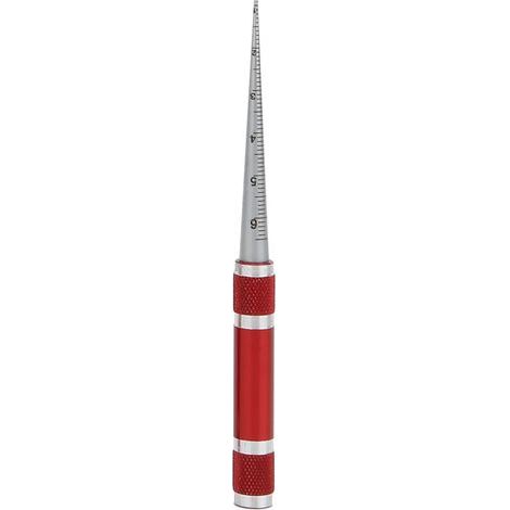 Jauge conique à trous, outil manuel de mesure de haute précision en acier inoxydable 1-6.5/3-15/15-30/30-45mm (1/5)