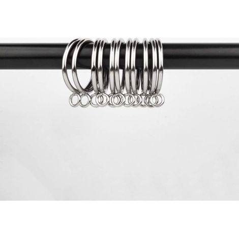 50 Stück Metall-Gardinenringe