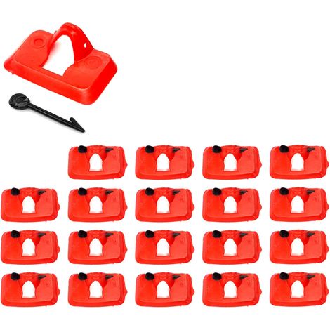 20x lunette anti-picage volaille avec aiguille de fixation coqs faisans oiseaux adultes
