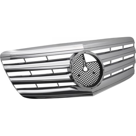 Grille calandre Mercedes classe E W211 de 2006 a 2009 Chrome-42695247 (1/4)