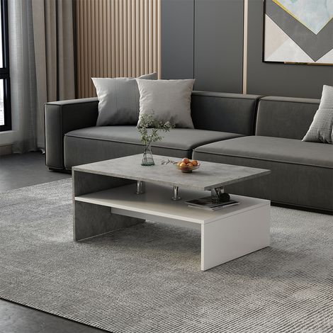 Couchtisch Mike, Beton, 90 x 60 cm, Vicco