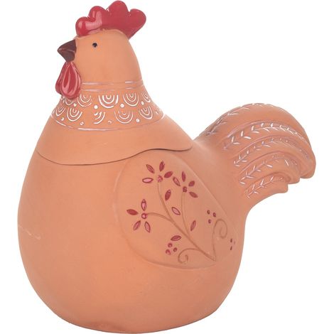 Signes Grimalt Vase de décoration Figure Gallina Vases et porte-brun 18x26x25cm 28824 (1/5)