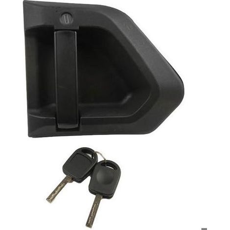 Manija de puerta derecha MAN TGS TGX 2020+ con cerradura y llave 81626416120, 81626415014 (1/3)