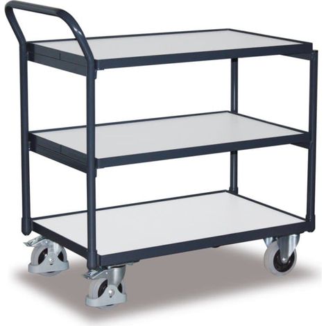 VARIOfit ESD Tischwagen mit 3 Ladeflächen 985 x 590 mm (1/2)