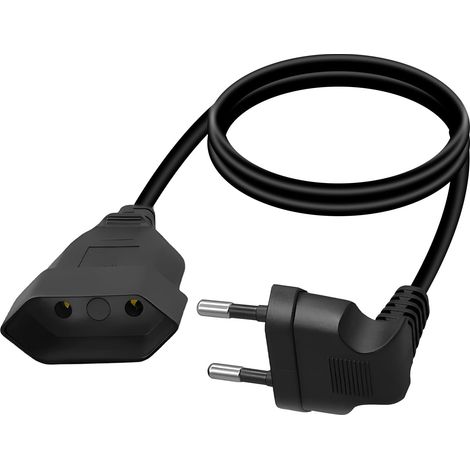 Câble D'extension Universel Fiche Type-C Euro vers Prise Euro Type-C 30cm écrans d'ordinateur/Projecteurs/Consoles de Jeux/Lampes et Appareils électroménagers (1/5)