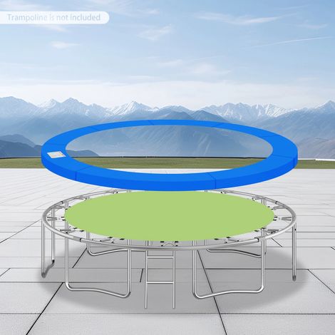 12 Fuß Trampolin Matratze, PVC Trampolin Rand Abdeckung Feder Schutzmatte, 10 mm dicke Puffermatte, Hausgarten, Indoor-Spielplatz, Park (1/5)