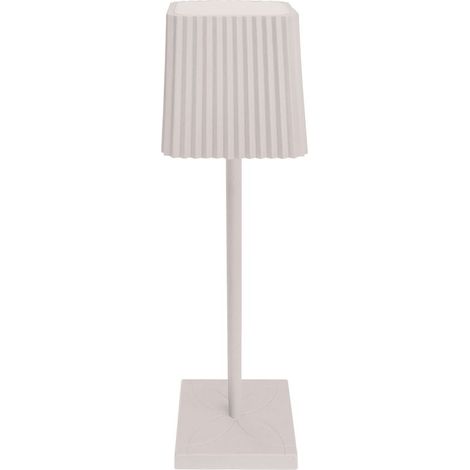 LAMPADA DA TAVOLO A LED BIANCO SENZA FILO DIMMER LUCE CALDA TOUCH RICARICA USB (1/3)