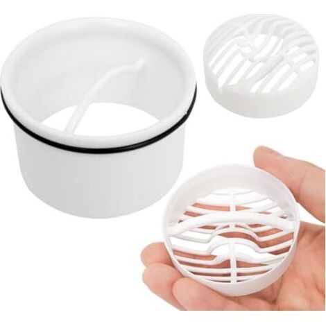 Haarsieb + Tauchrohr pour Douche – Set Compatible avec Les modèles 6960, 6963, 6961, 6962 – Filtre à Cheveux et Grille de Douche Anti-Cheveux (1/5)