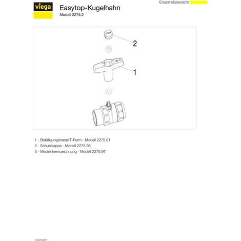 VIEGA 746858 Robinet à tournant sphérique Easytop 2275.2