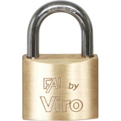 12 x VIRO 554 LUCCHETTO FAI ARCO 40MM OTTONE