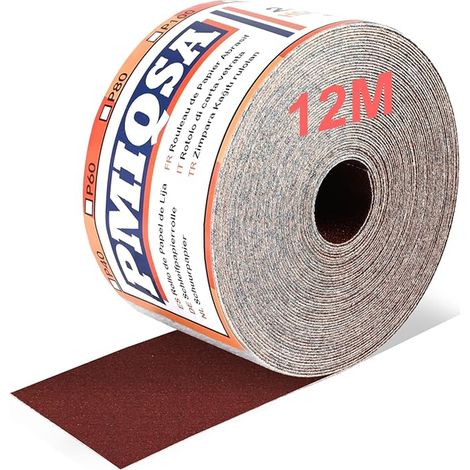Rouleau De 12 M De Papier Abrasif Auto-Agrippant Grain 400 (1/5)