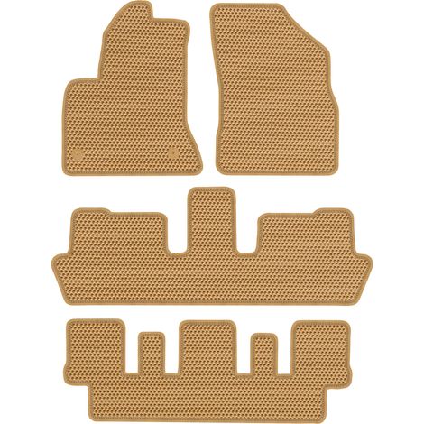 Canapé C4 Grand Picasso 7 places (2006-2013). Tapis dédiés - EVA beige alvéolé (1/5)