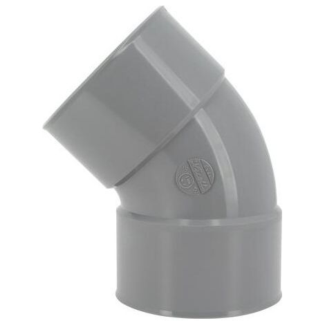 PVC-Bogen 45° FF: 110