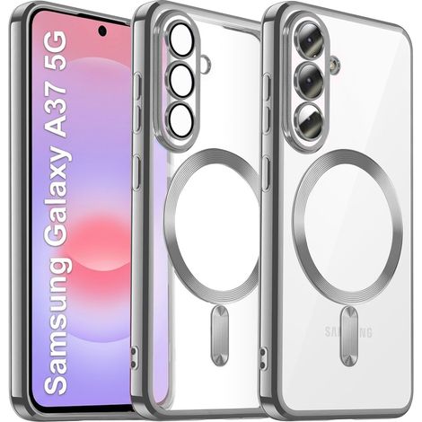 Custodia per Samsung Galaxy A37 5G, Electro MagSafe, argento (1/5)