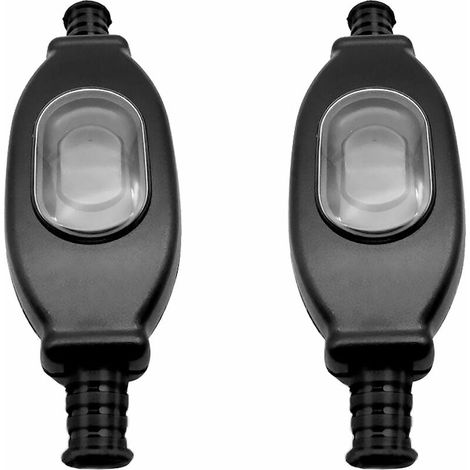 Interrupteur de cordon d'alimentation, interrupteur de cordon d'alimentation 250V étanche 2 pièces, interrupteur de cordon d'alimentation étanche à la poussière et à l'eau pour transformateur de lampe (1/5)