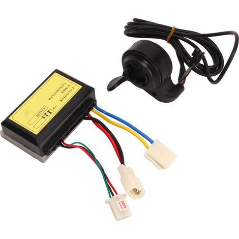 2PCS Kit Régulateur de Vitesse Moteur DC et Poignée d'Accélérateur pour Moto Scooter Tricycle 12V 250W (1/5)