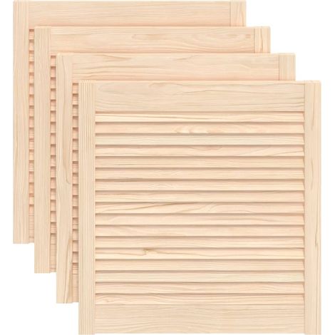 Maison Exclusive - Ante con Design a Lamelle 4 pz 61,5x59,4 cm in Legno di Pino