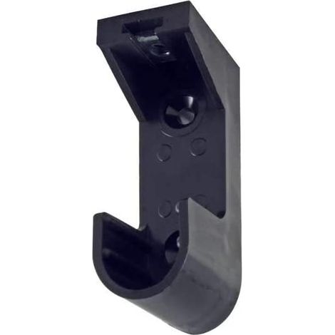 MASIDEF - 2 PEZZI - SUPPORTO REGGIMENSOLA IN PLASTICA PER TUBO OVALE - 30x15MM