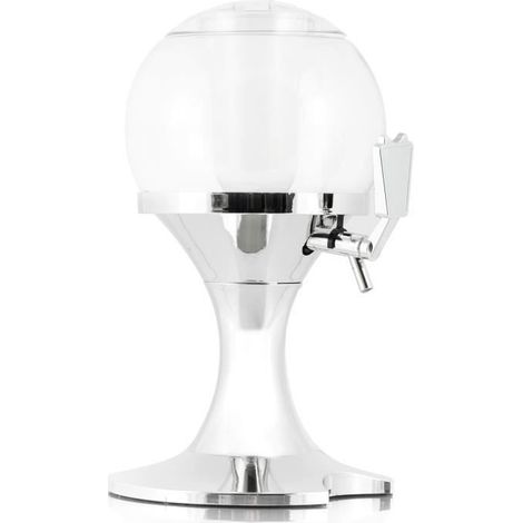 Distributeur de Boisson - STRASSE TECH - Girafe de Bière - 3,5 L - Réservoir à Glaçons - Anti-gouttes