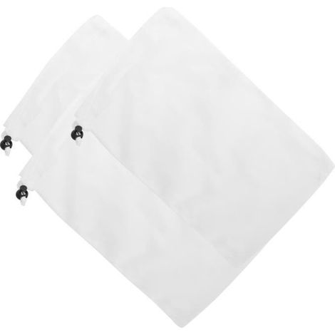ESTINK Sac de piscine en maille fine 10pcs Sac en Filet de Nettoyage Sacs à Mailles Fines de Déchets de Feuilles pour Aspirateur (1/4)