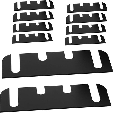 10 Pièces Kit de Cales Plastiques pour Charnières de Porte Espaceurs Polyvalents pour Meubles et Portes Intérieures Réparation et Alignement Facile pour Rénovation et Maintenance