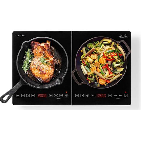 Induction cooker  cooking zones 2  3500 w  overheating protection  black  timer  turbo action  child lock 69824591 69824591 69824591 69824591 69824591 (1/5)