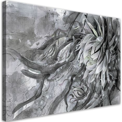 Tableau sur toile Fleur de la reine de la nuit 100x70 (1/5)