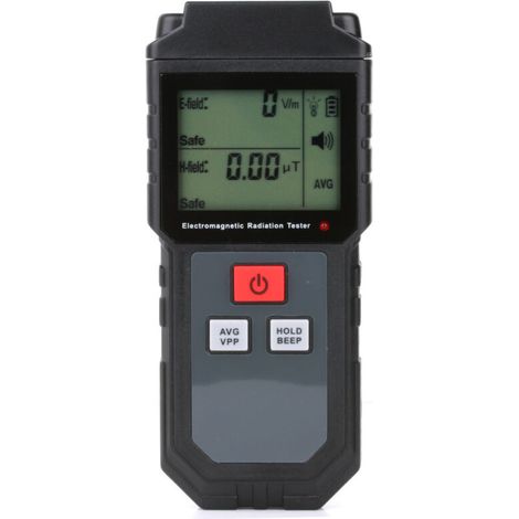 Compteur Geiger portable, testeur de rayonnement électromagnétique de détecteur de rayonnement nucléaire (1/5)