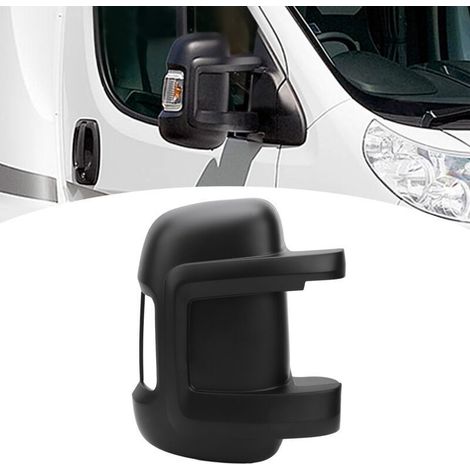 Robuste Schutzspiegelabdeckung für Ducato 250 ab Baujahr 2006, Schwarz, vorne rechts (1/4)